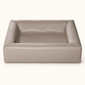 Bia Bed Hondenmand Original Taupe Kunstleer Handgemaakt Zweden