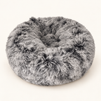 Croci Hondenmand Donut Bicolor Rond Zwart Superzacht Pluche