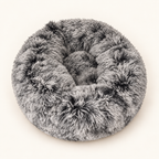 Croci Hondenmand Donut Bicolor Rond Zwart Superzacht Pluche