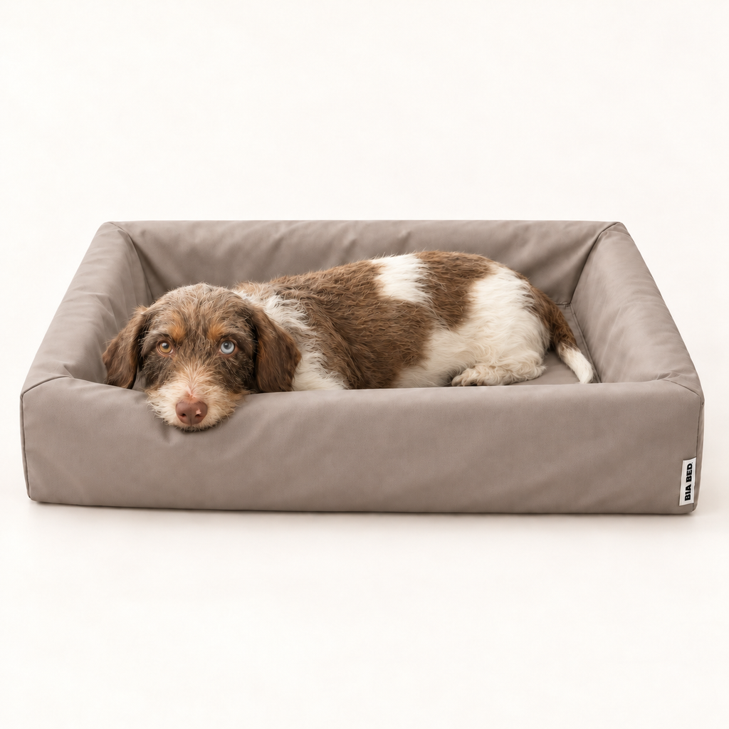 Bia Bed Dog Bed Outdoor Taupe Water Repellent UV Resistant