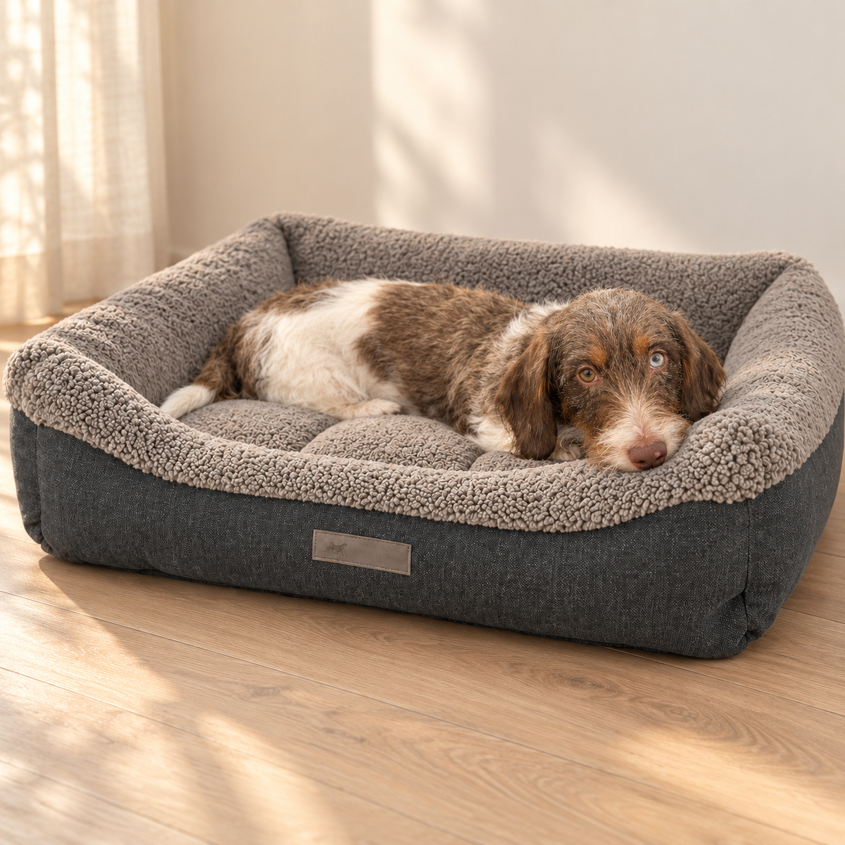 Trixie Orthopedische Hondenmand Vital Bendson Grijs Traagschuim