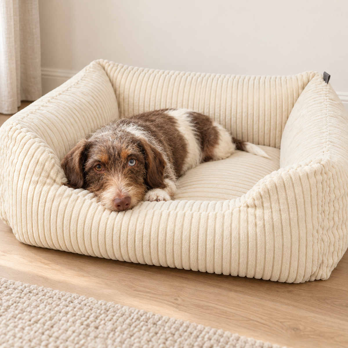 Trixie Orthopedische Hondenmand Vital Jonna Crème Ribfluweel Traagschuim