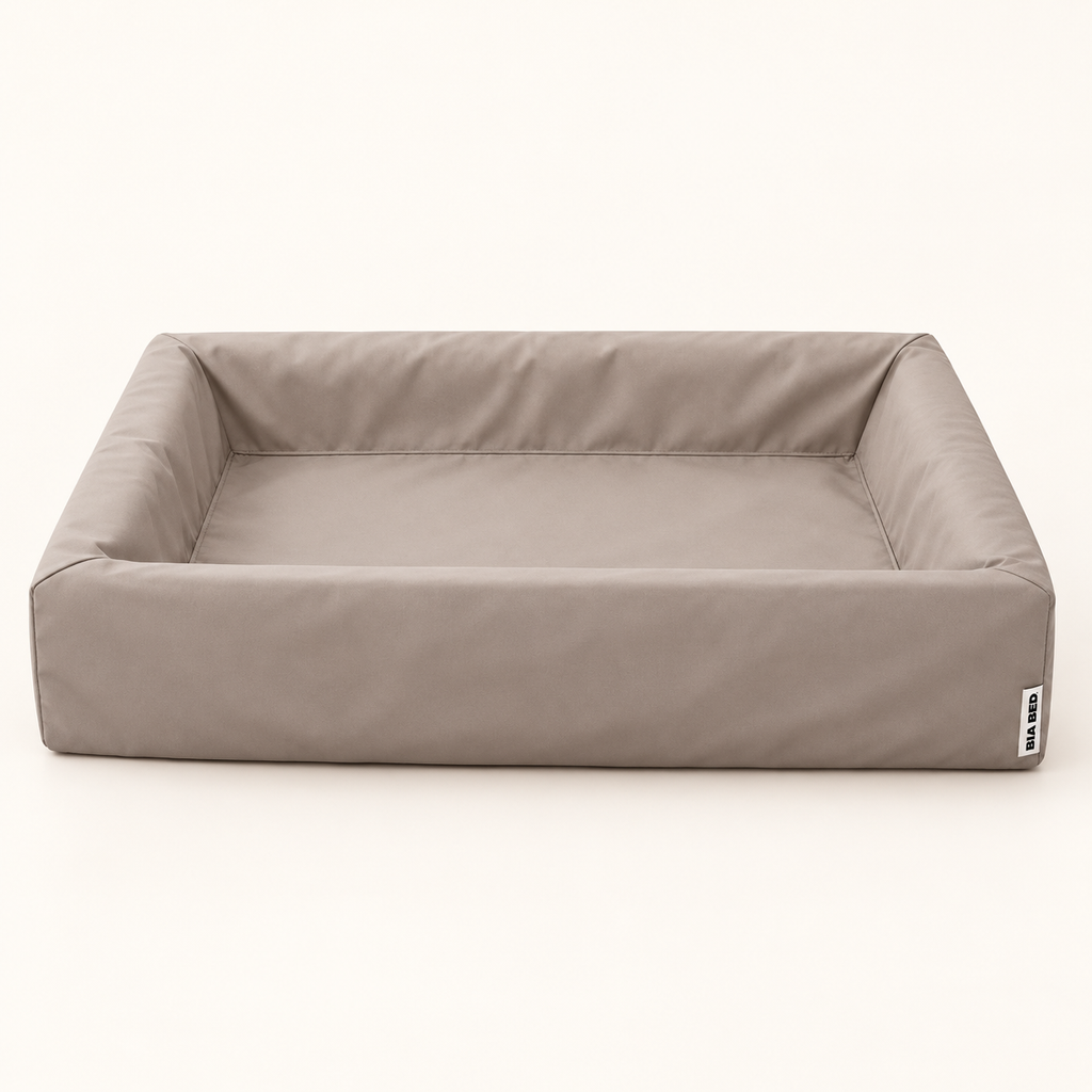 Bia Bed Dog Bed Outdoor Taupe Water Repellent UV Resistant